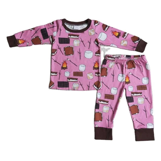 Pink S’mores Pajamas SHIPS IN 10-20 BIZ DAYS AFTER CLOSE