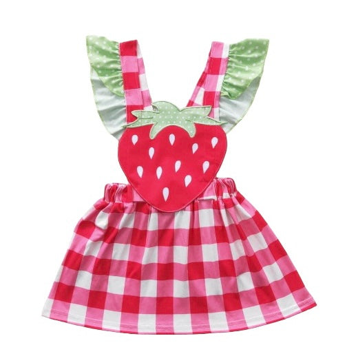 Strawberry dress SHIPS IN 10-20 BIZ DAYS AFTER CLOSE