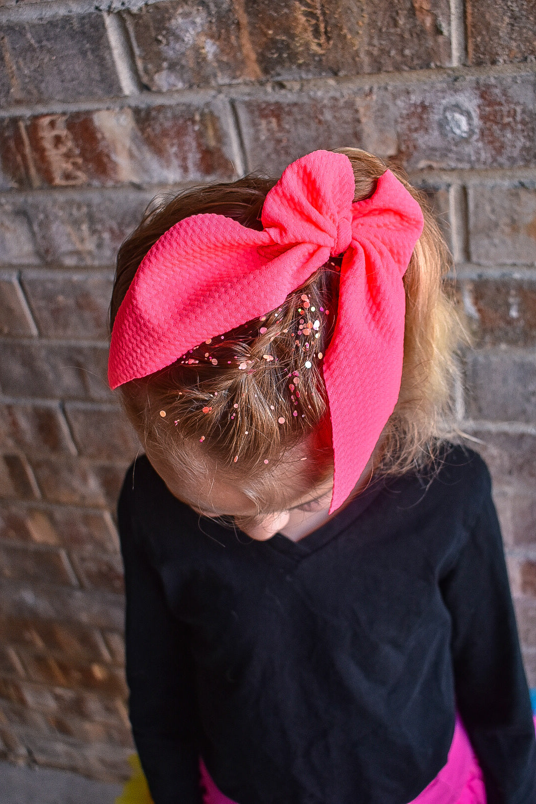 Neon Pink Bows SHIPS IN 7-10 BIZ DAYS