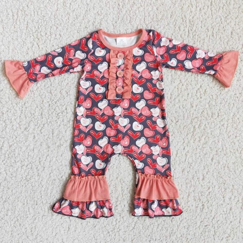 Heart Onsie- SHIPS IN 10-15 BIZ DAYS AFTER CLOSE